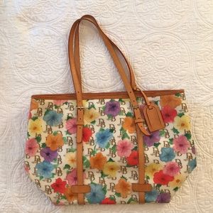 Dooney & Bourke floral tote
